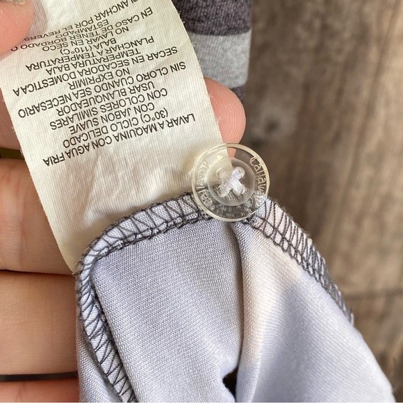 Callaway Golf- Men’s Opti-Dry Gray/Yellow Striped Golf Polo Shirt- Sz. XL - Picture 8 of 8